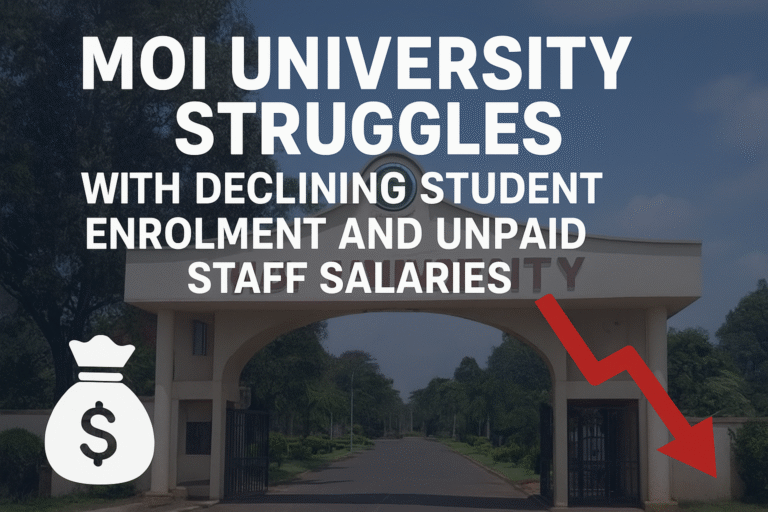 Moi University struggles with declining students' enrolment, unpaid salaries